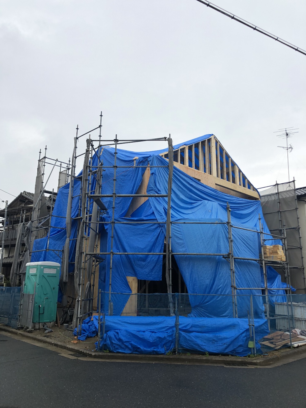 建て方（小屋組）