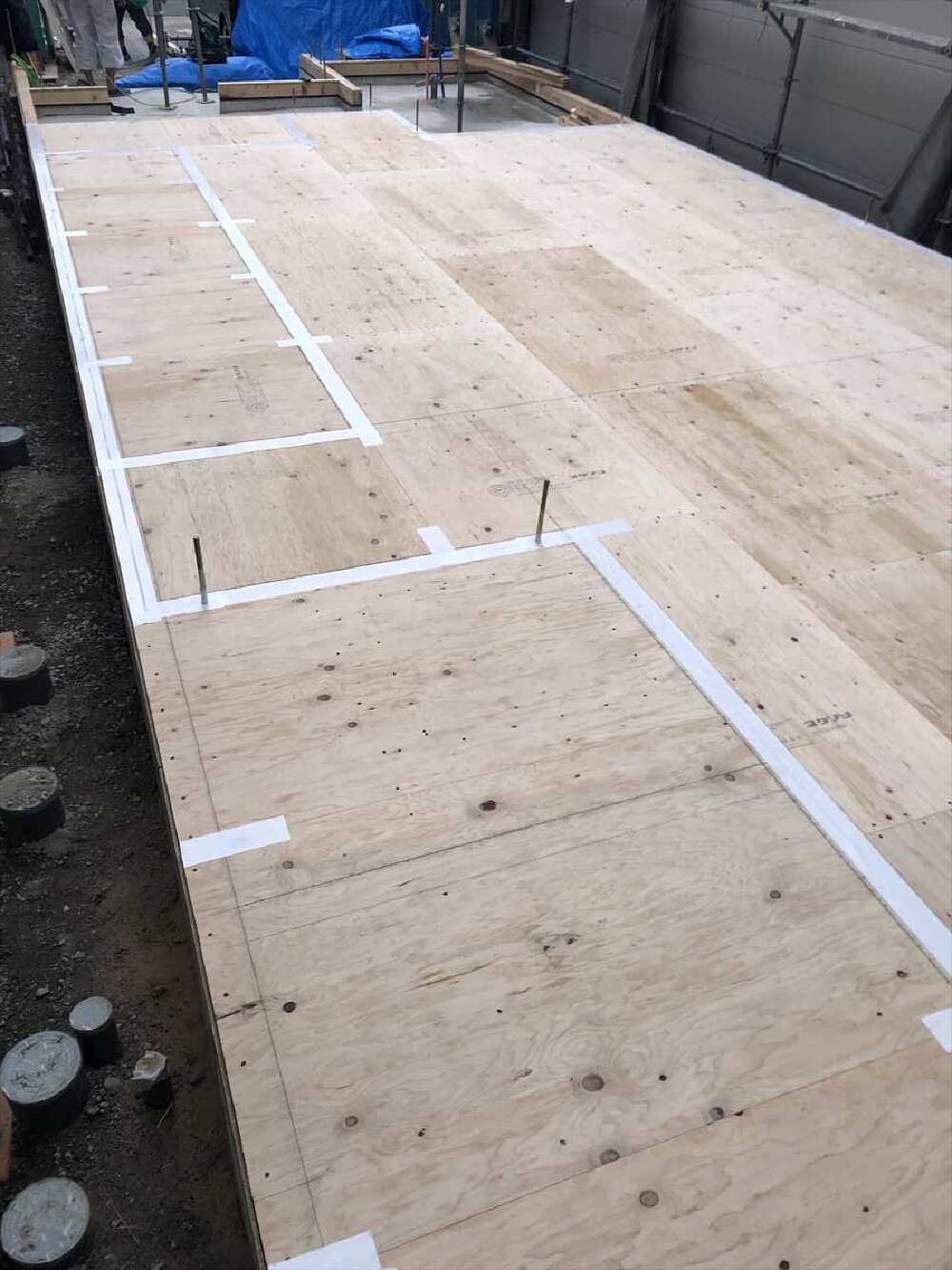 建て方（気密工事）